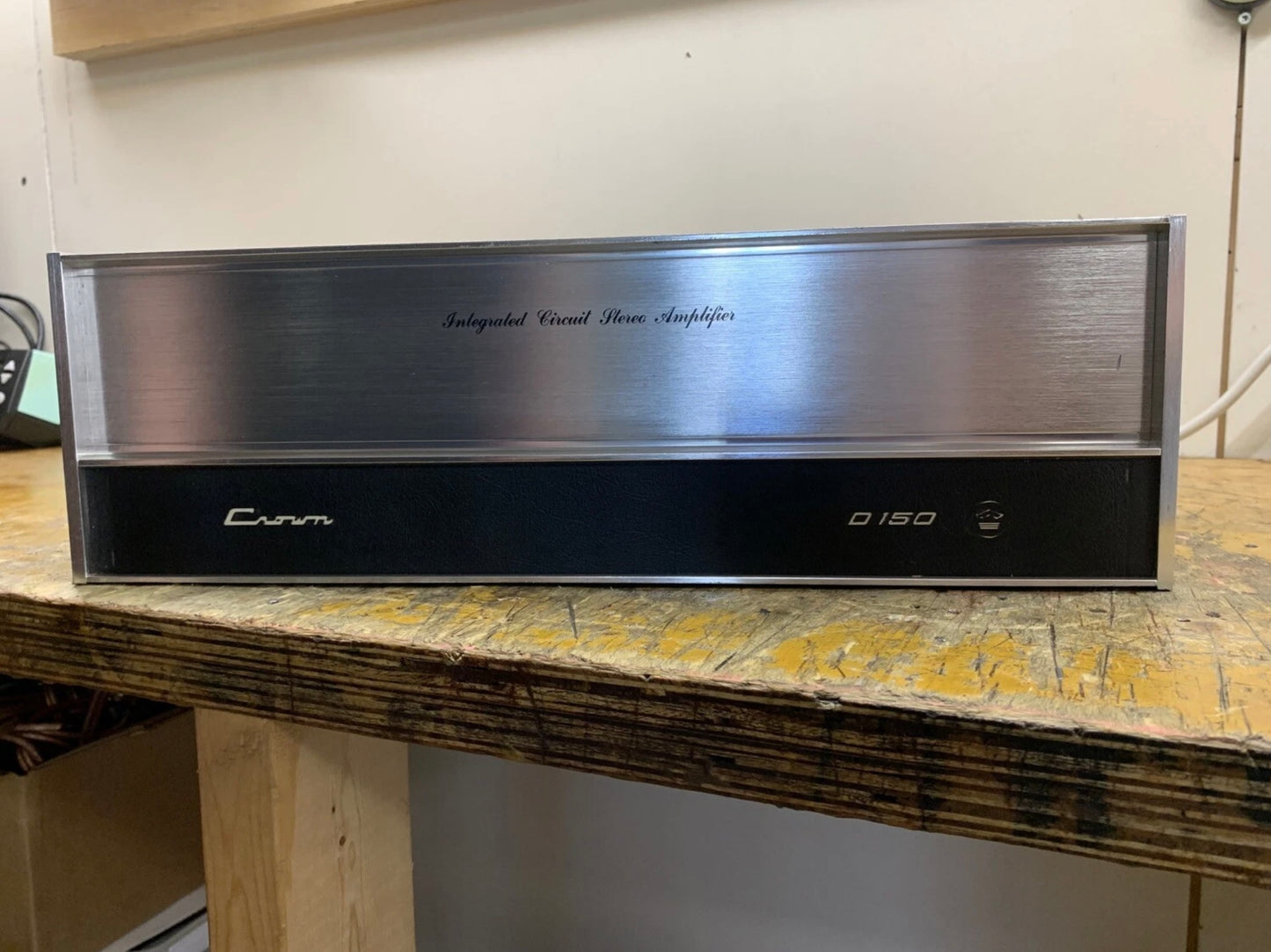 Crown IC150 and D150 Preamp-Power Amp Set Fully Recapped And Repaired