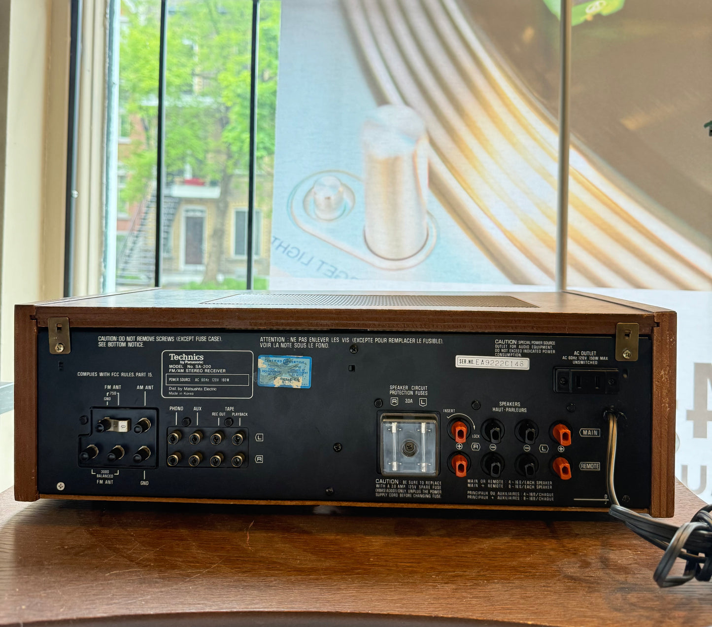 Technics SA-200 Stereo Receiver