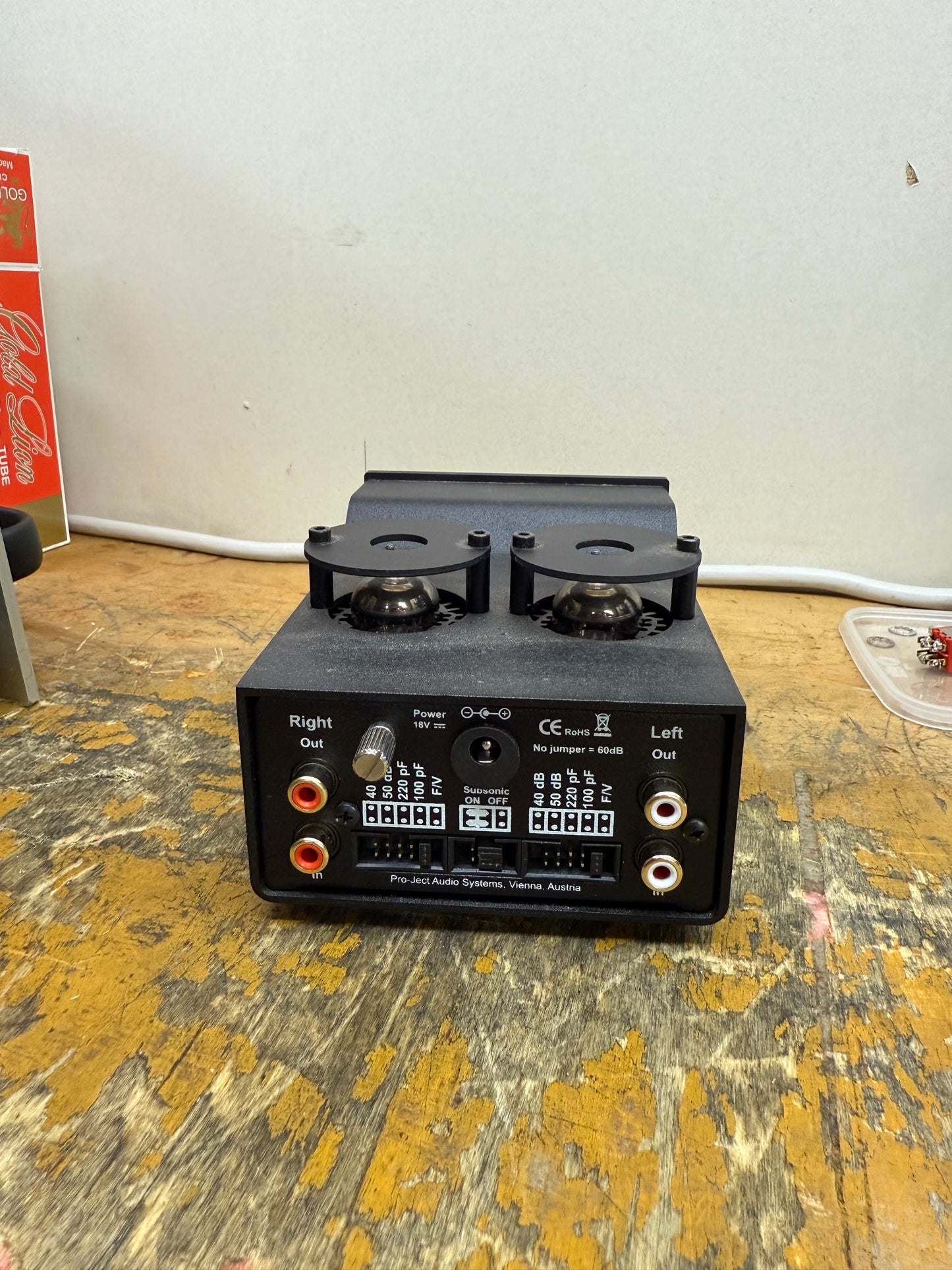 pro-ject tube box ds phono preamplifier