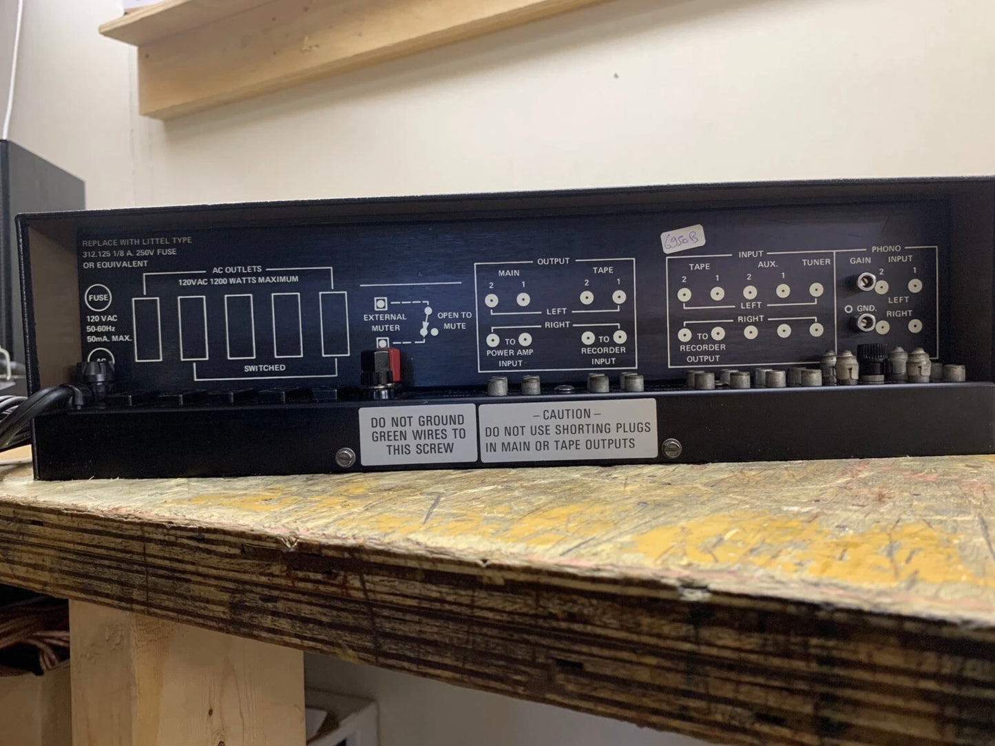Crown IC150 and D150 Preamp-Power Amp Set Fully Recapped And Repaired