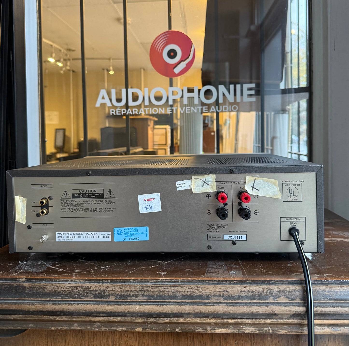 Harman Kardon HK870 Stereo power amplifier