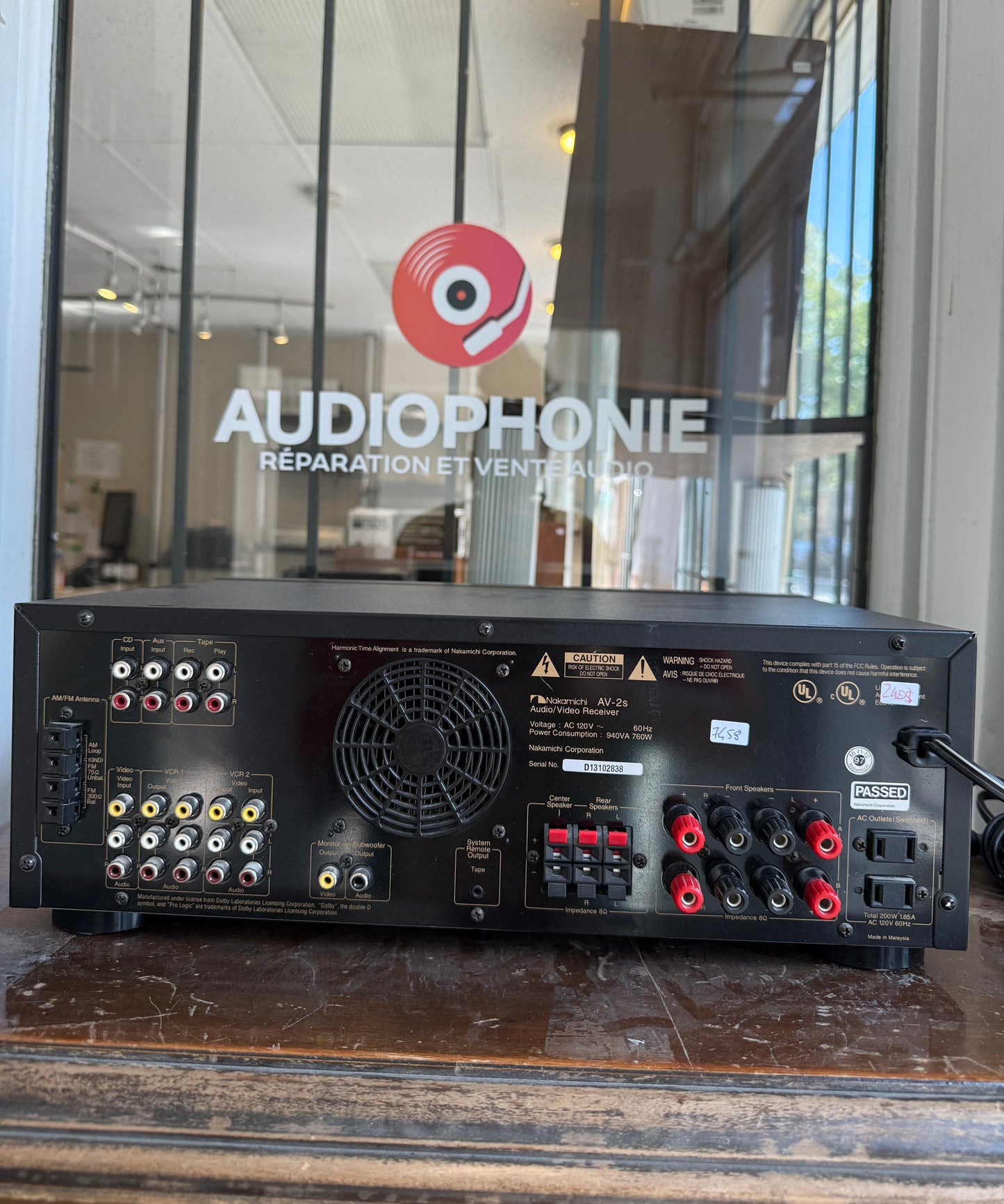Nakamichi AV-2S Receiver