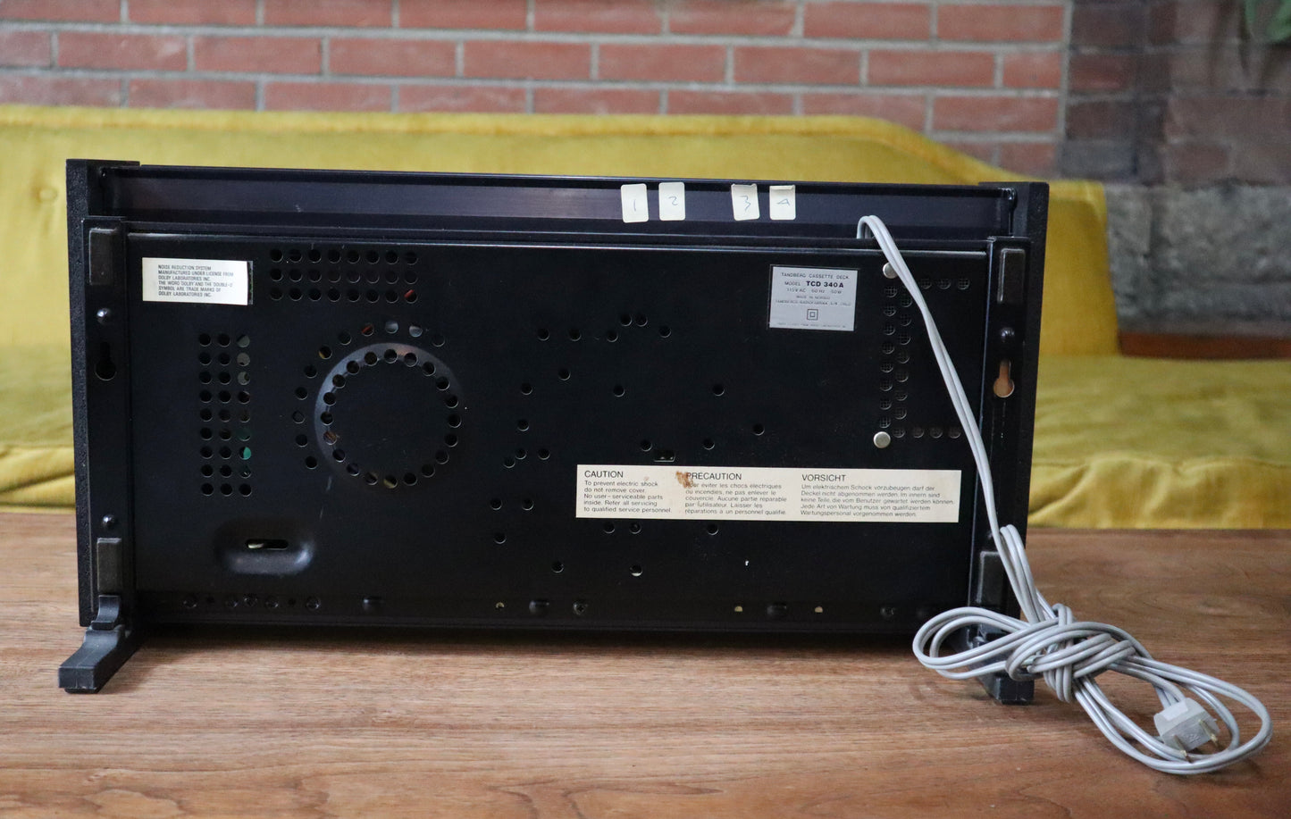 Tandberg TCD 340 A Stereo Cassette Deck