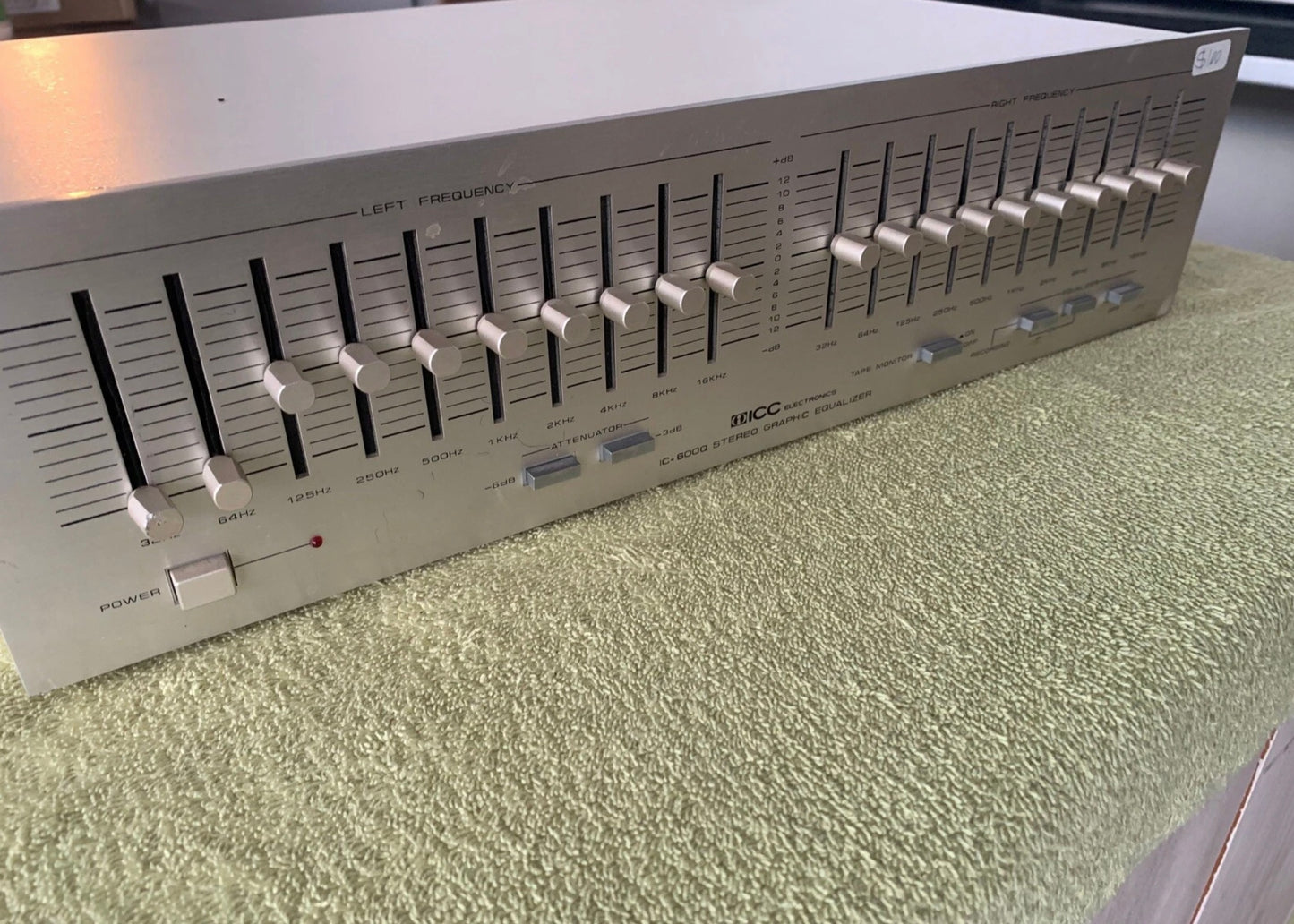 ICC ELECTRONICS IC-600Q STEREO GRAPHIC EQUALIZER
