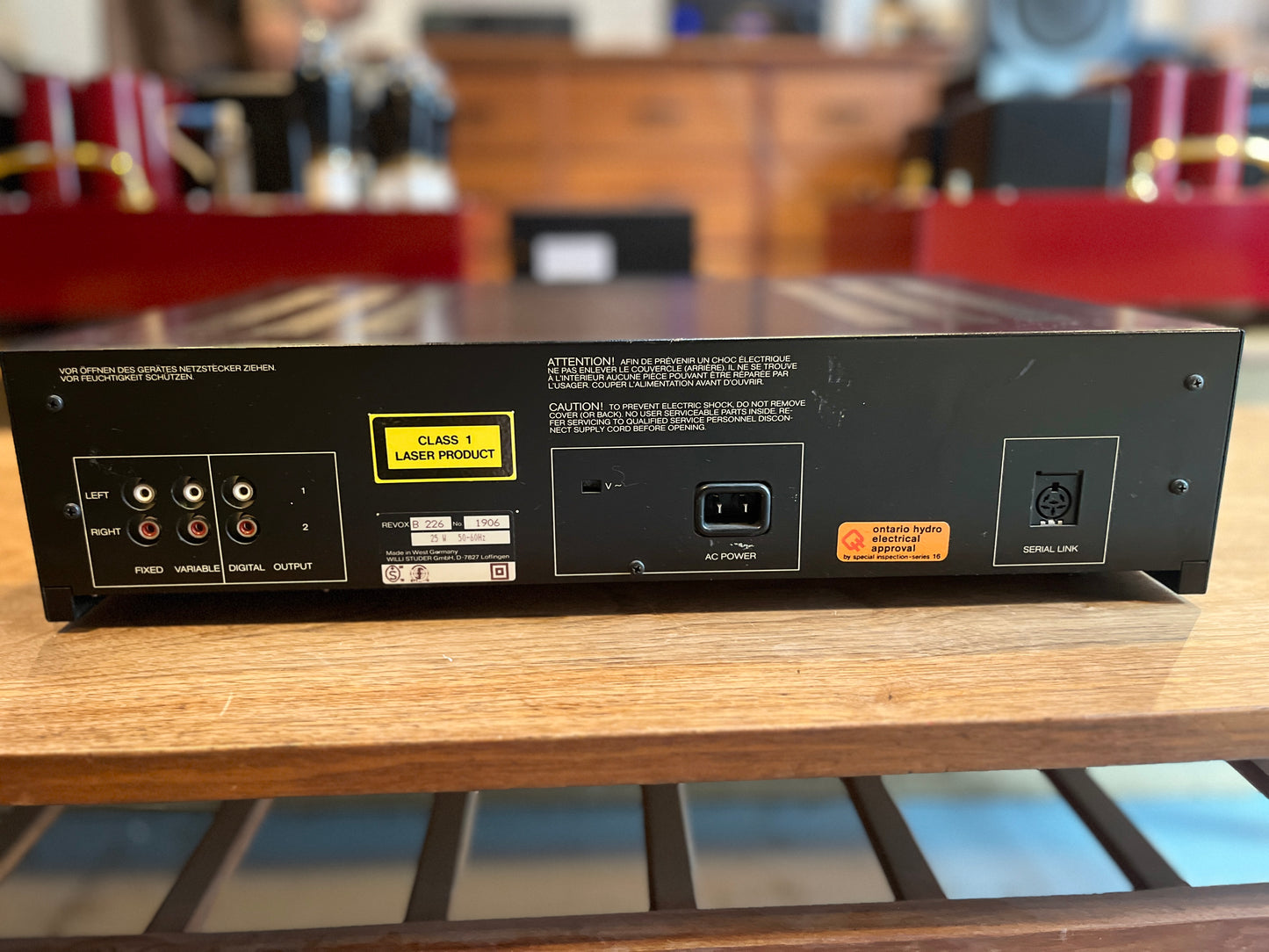 Revox B 226 Compact Disc Player