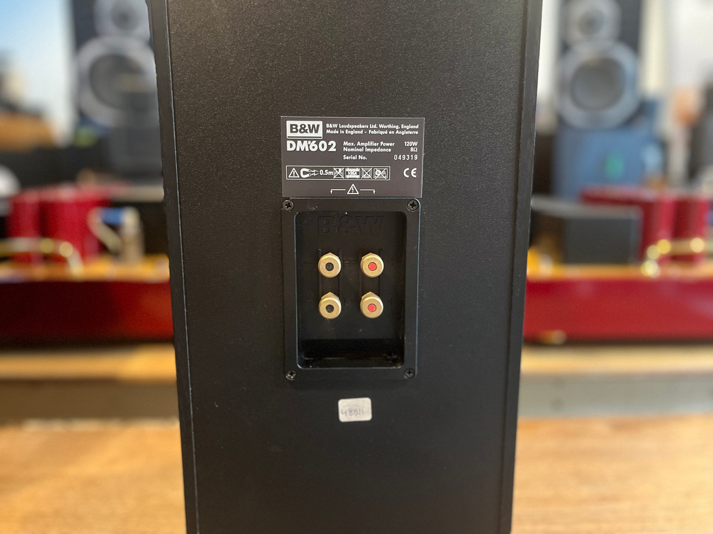 B&W DM 602 Loudspeakers (Newly Re-Foamed Suspensions + New Tweeters)