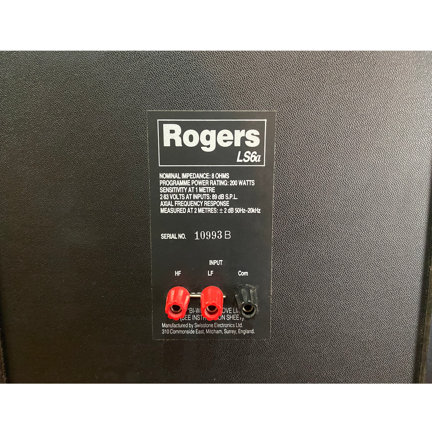 Rogers LS6a Speakers / Haut-Parleurs (SOLD)