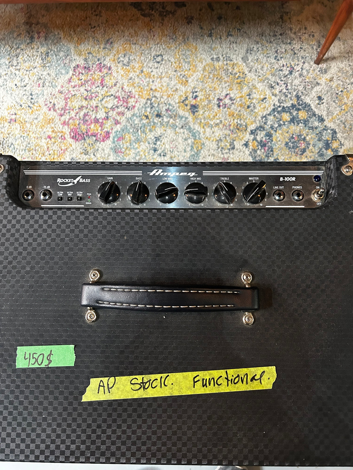 Ampeg R 100 Ampeg B-100R Bass Amp – Audiophonie