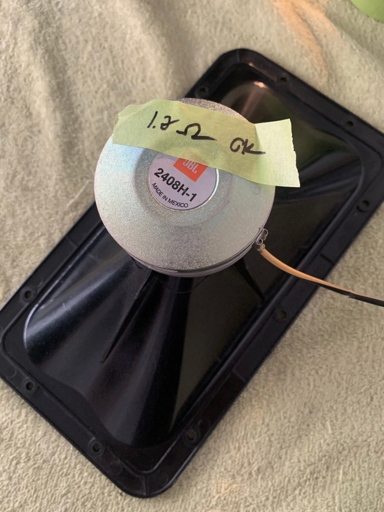 JBL 2408H-1 with waveguide