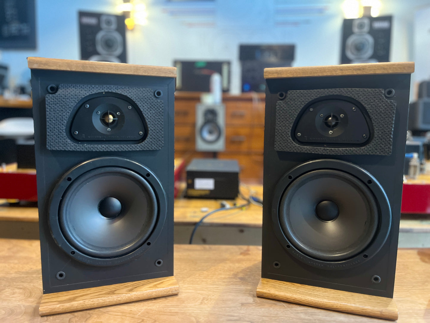 Acoustic Research  TSW 210 Bookshelf Speakers (Newly Re-foamed Suspensions)