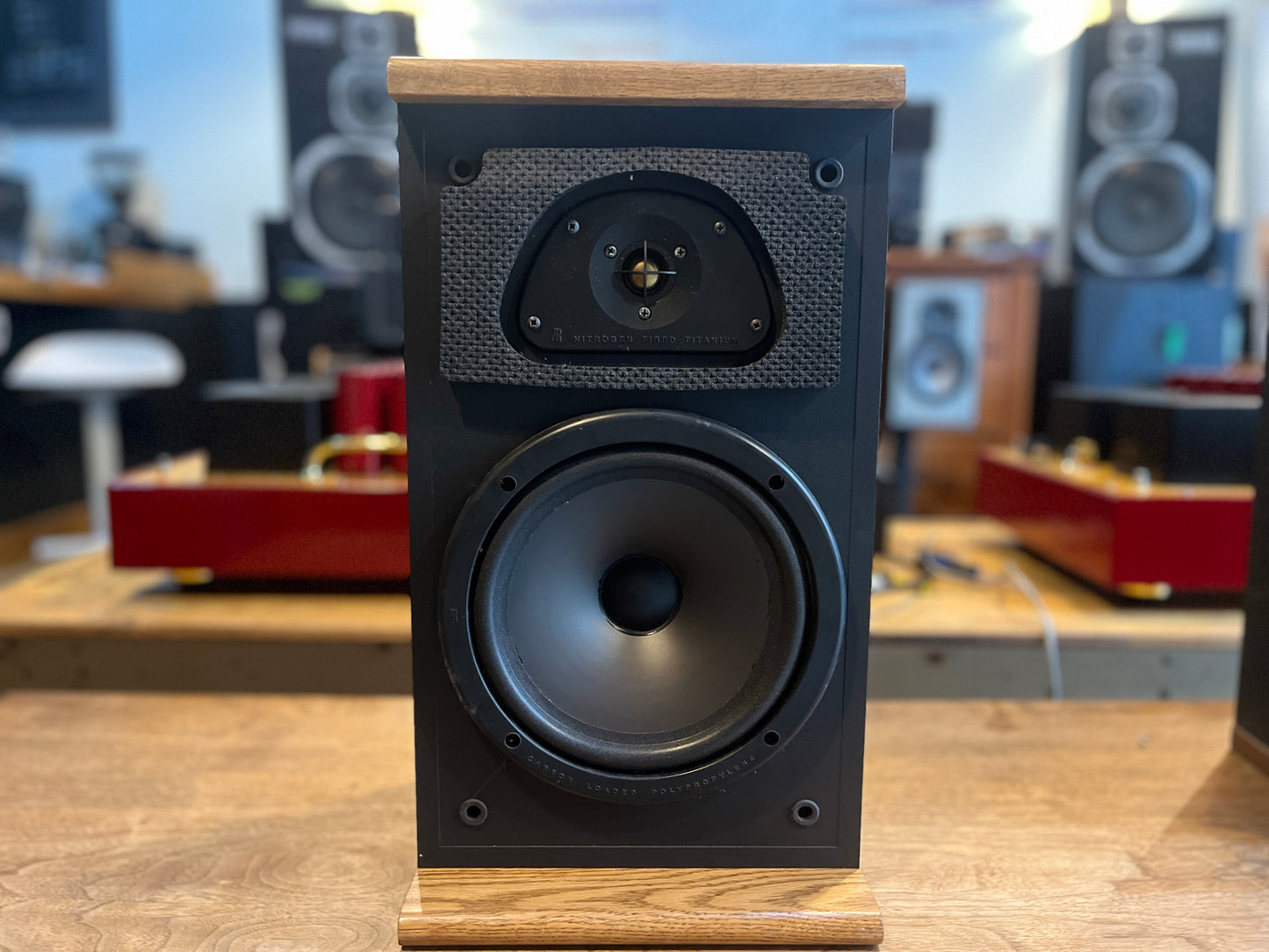 Acoustic Research  TSW 210 Bookshelf Speakers (Newly Re-foamed Suspensions)