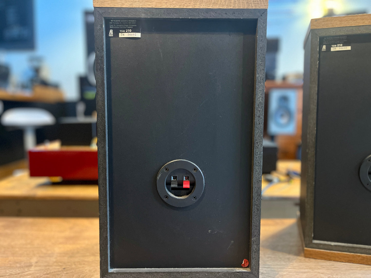Acoustic Research  TSW 210 Bookshelf Speakers (Newly Re-foamed Suspensions)