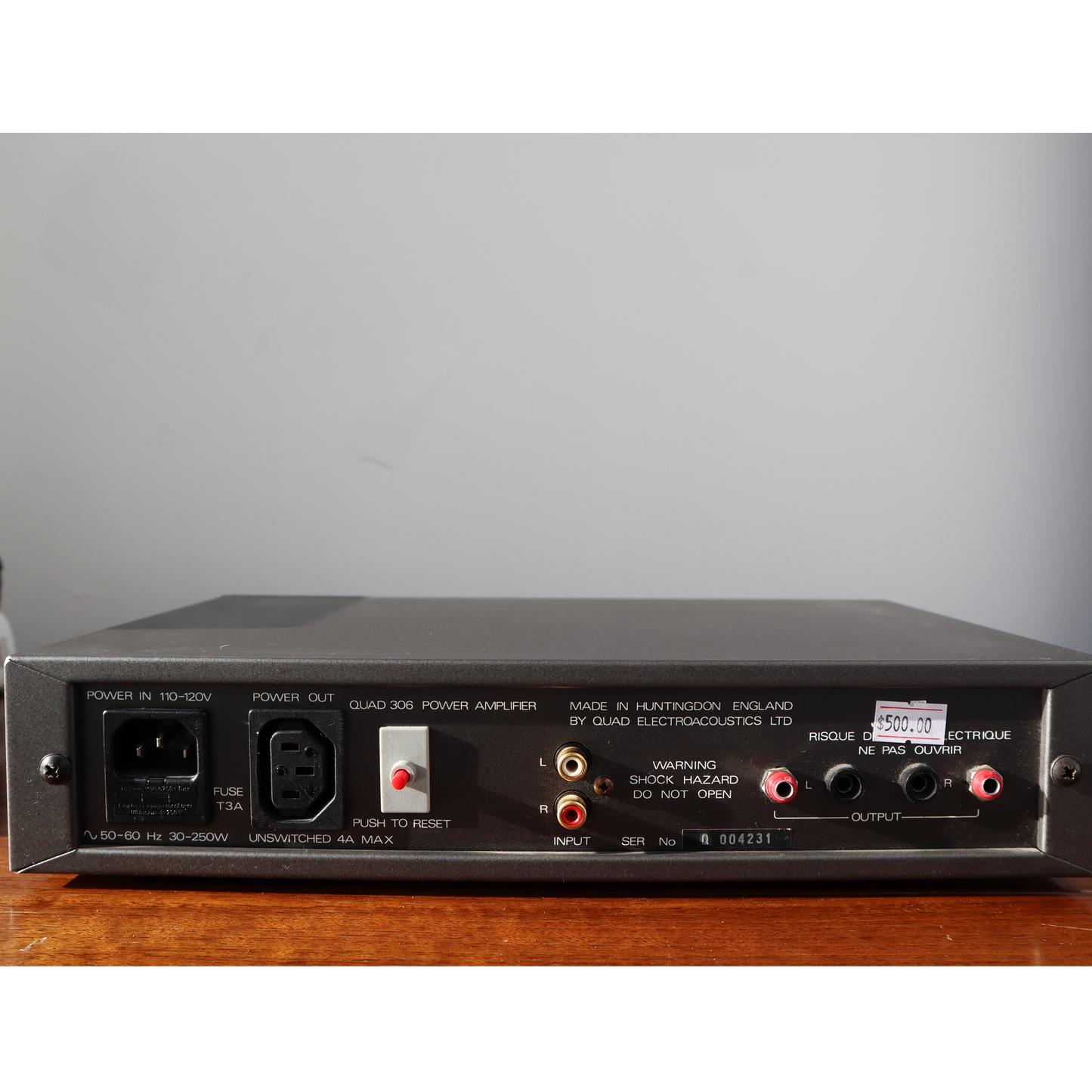 QUAD 306 Power Amplifier (SOLD)