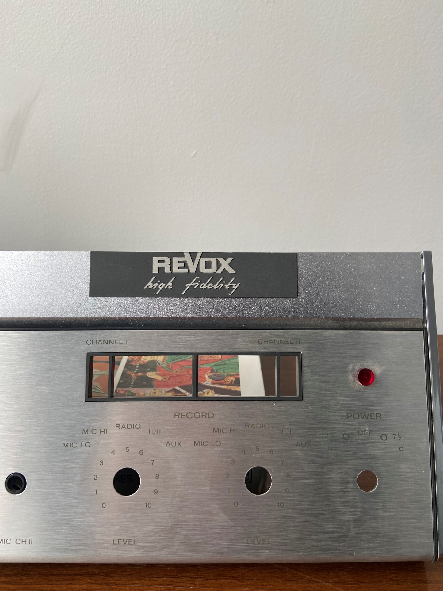 Revox A77 Face Plate