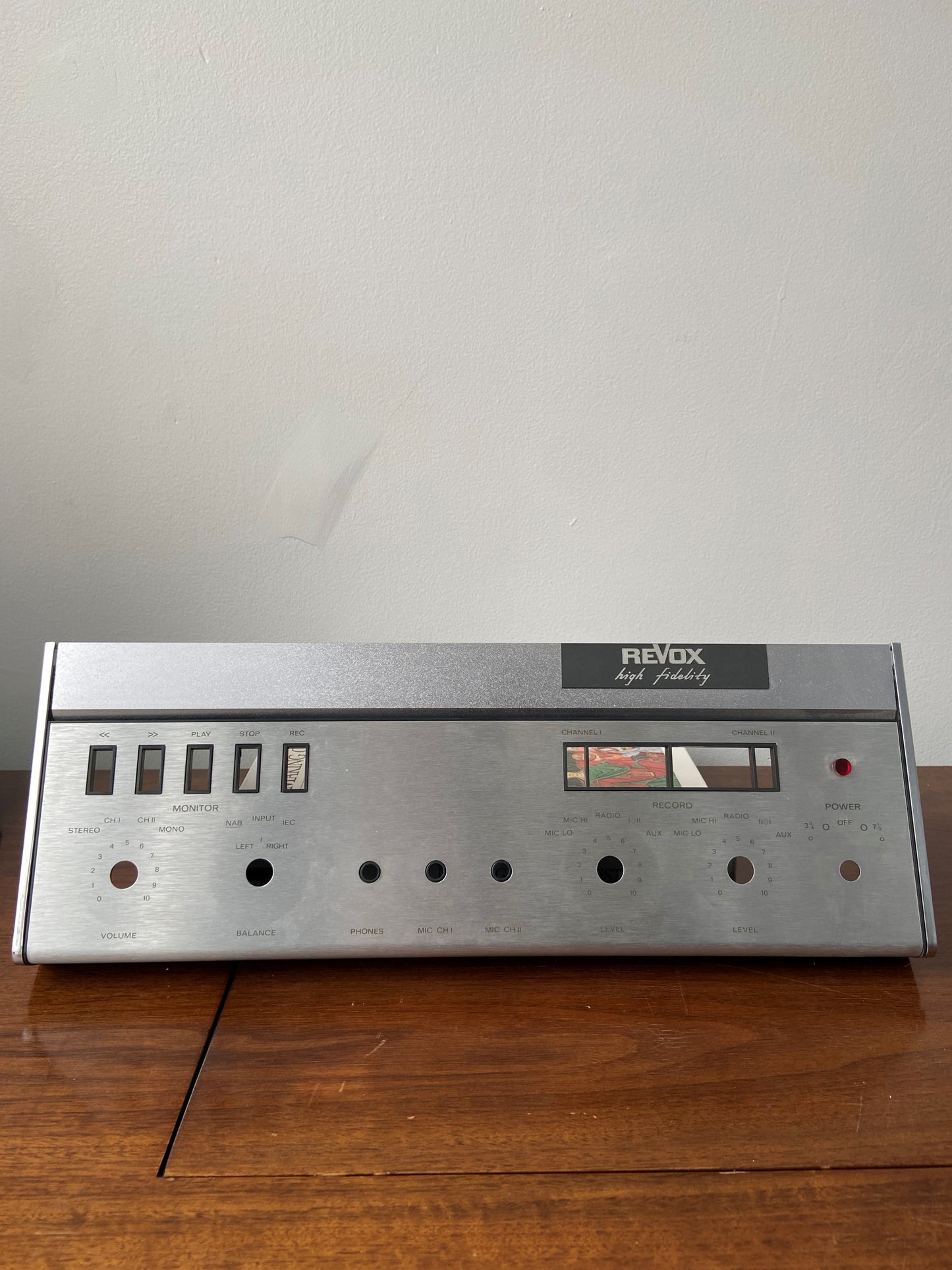 Revox A77 Face Plate