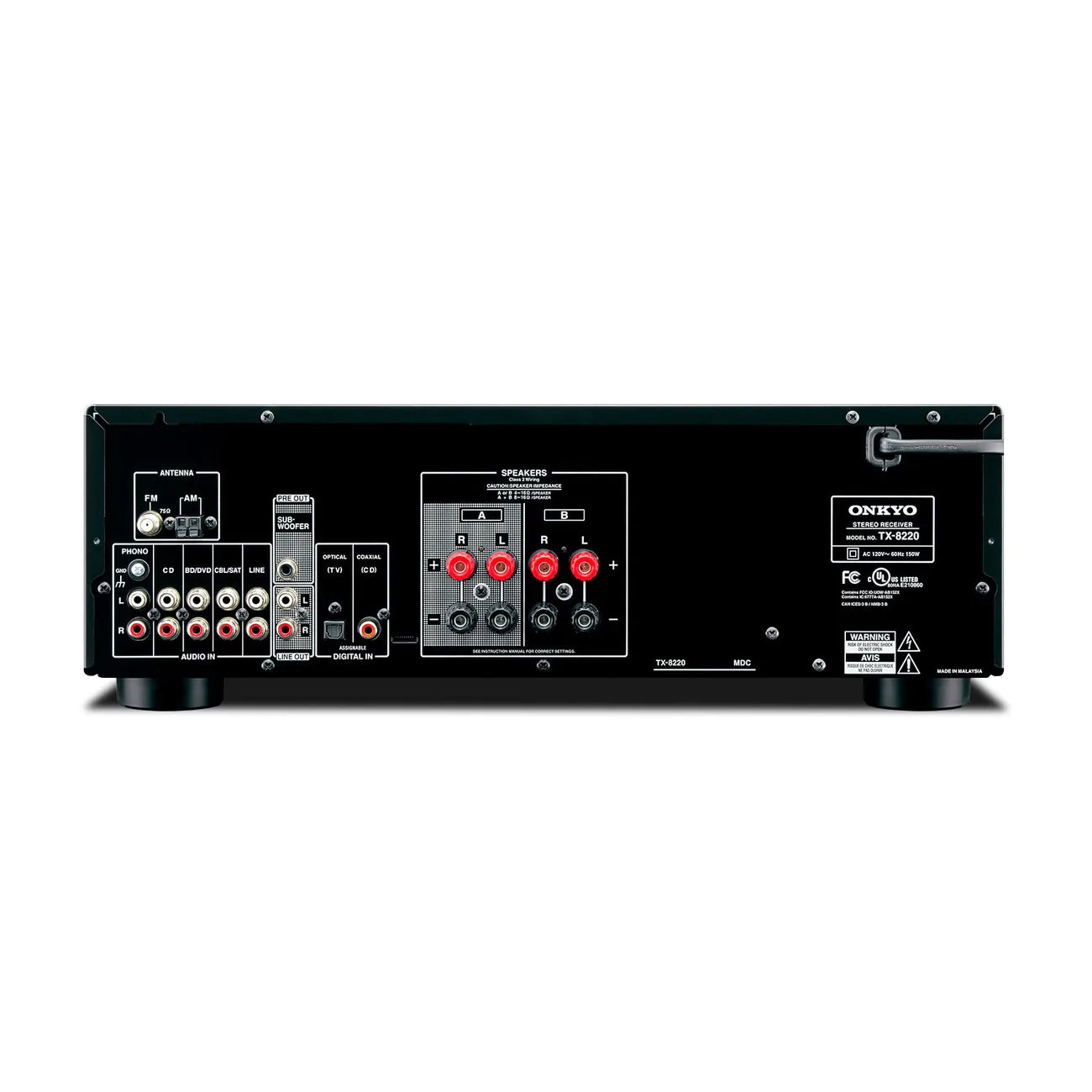 Onkyo TX-8220 STEREO RECEIVER AVEC BLUETOOTH INTÉGRÉ